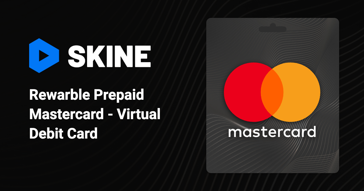 Mastercard Gift Card | Reloadable prepaid debit card - Skine