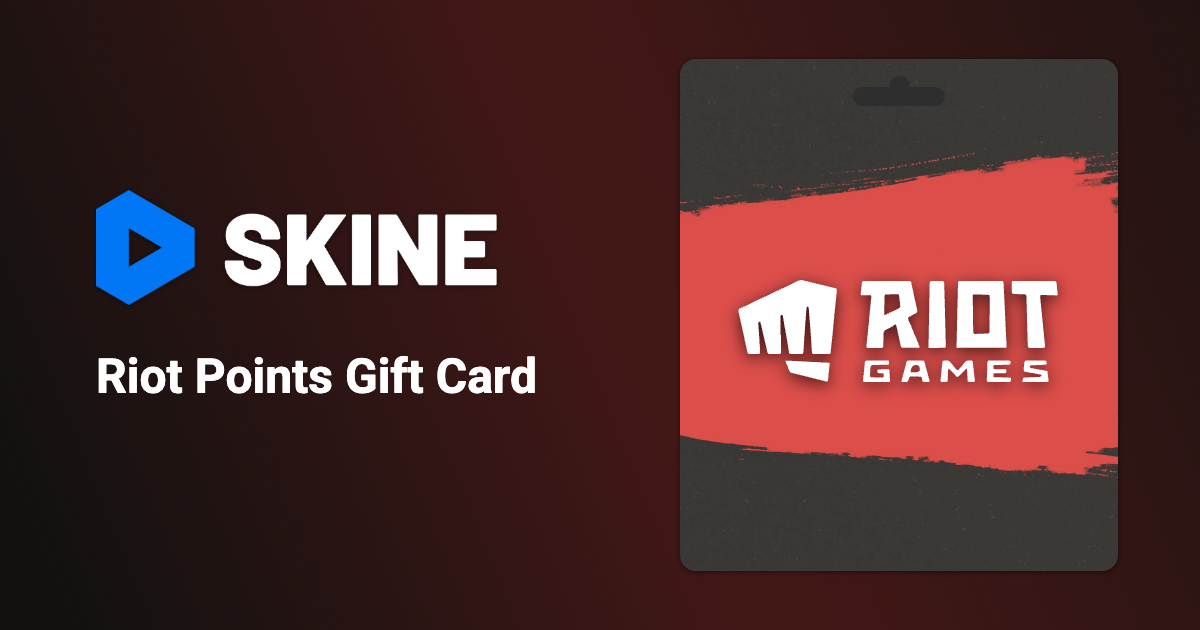 Buy Riot Games Gift Card Riot Points for Valorant & League of Legends